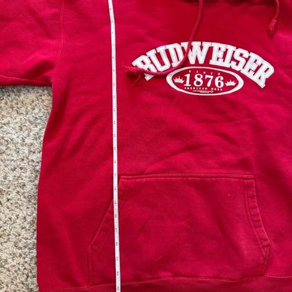 VINTAGE BUDWEISER SINCE 1876 HOODIE - Picture 7 of 12